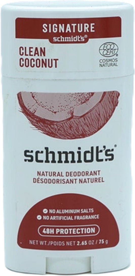 Natural Deodorant Clean Coconut 75g. Schmidt's