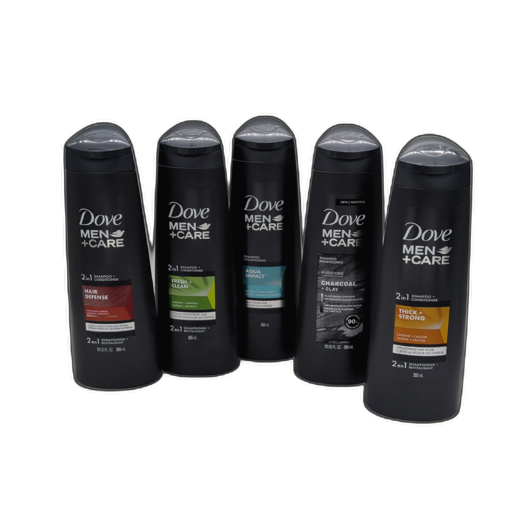 Shampooing Dove Men + Care 355 ml assorti (en présentoir)
