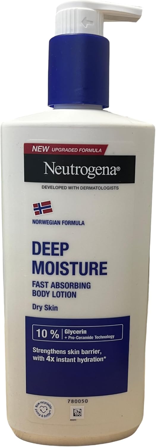 Neutrogena Hypoallergenic Body Lotion 400mL Dry, Sensitive Skin