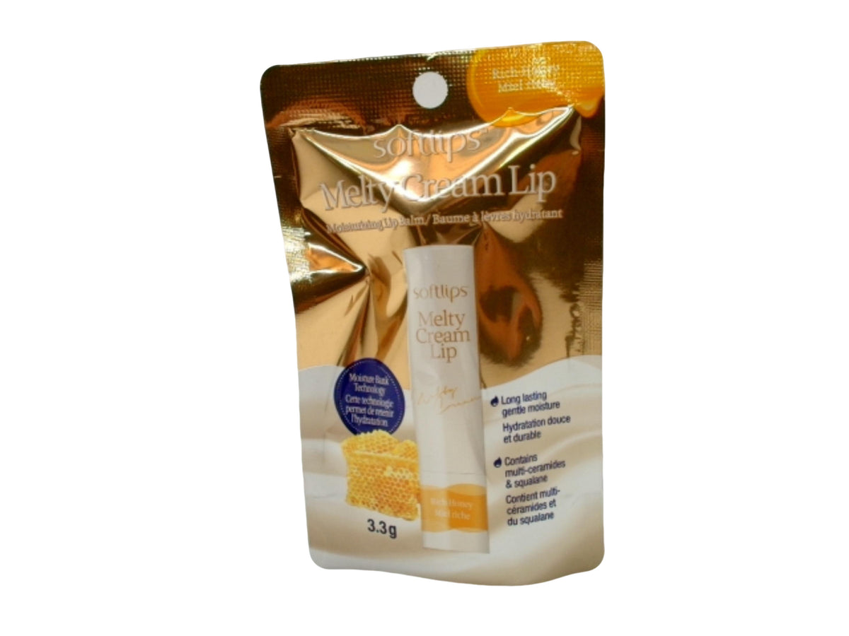 Lip Balm Melty Cream Lip Rich Honey 3.3g. Softlips