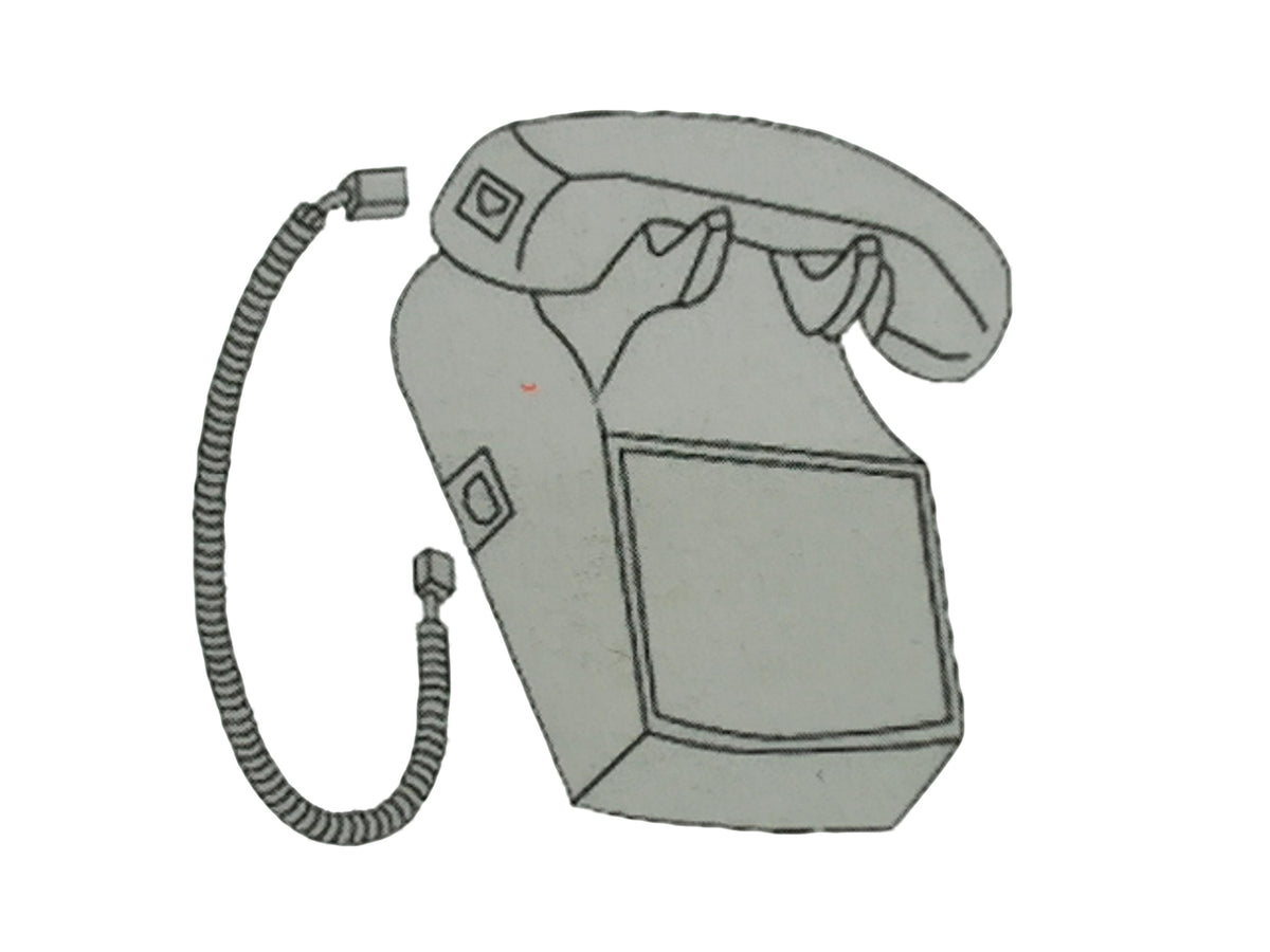 Phone Line Cord White 15 foot - Additional View