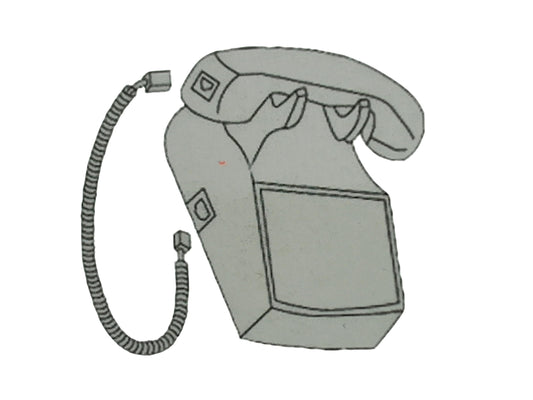 Phone Line Cord White 15 foot - Additional View