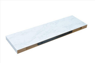 Large Floating Shelf - 80cm/31.5" - Marble