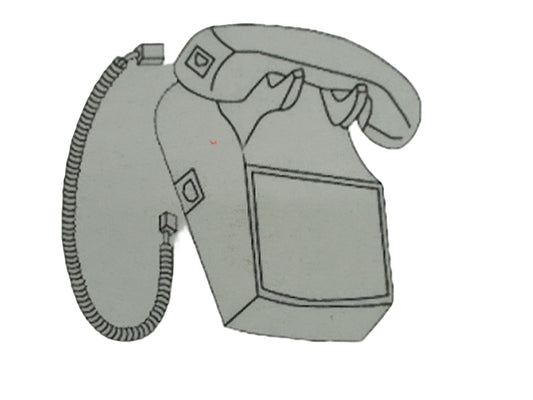 Phone Line Cord White 15 foot - Additional View