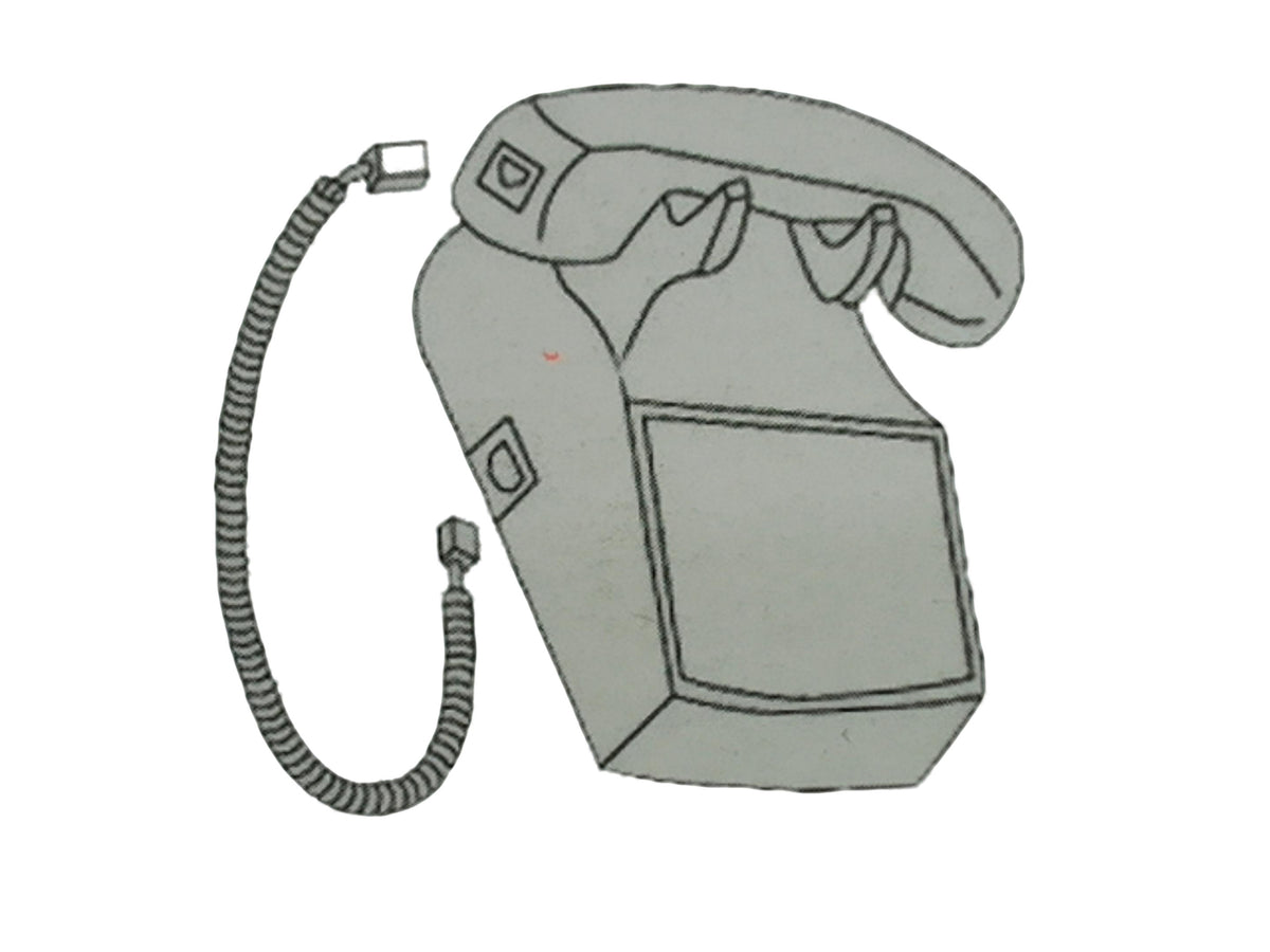 Phone Line Cord White 50 foot - Additional View
