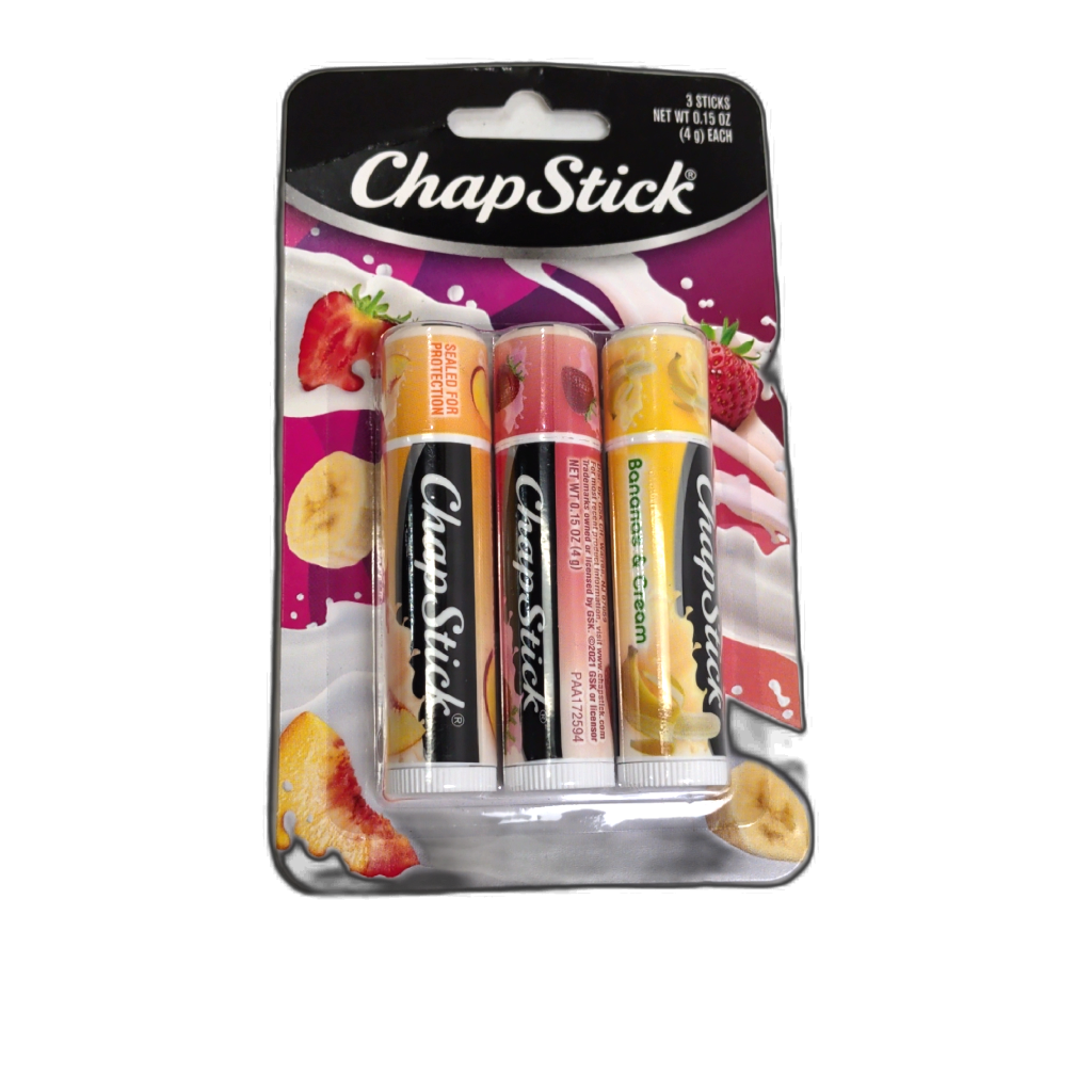 Chapstick Fruit & Cream 3pk. 4g.