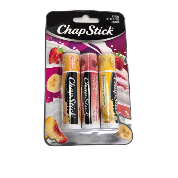 Chapstick Fruit & Cream 3pk. 4g.