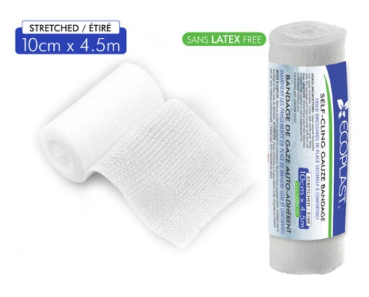 Self-Cling Gauze Bandage 4" x 15' Ecoplast