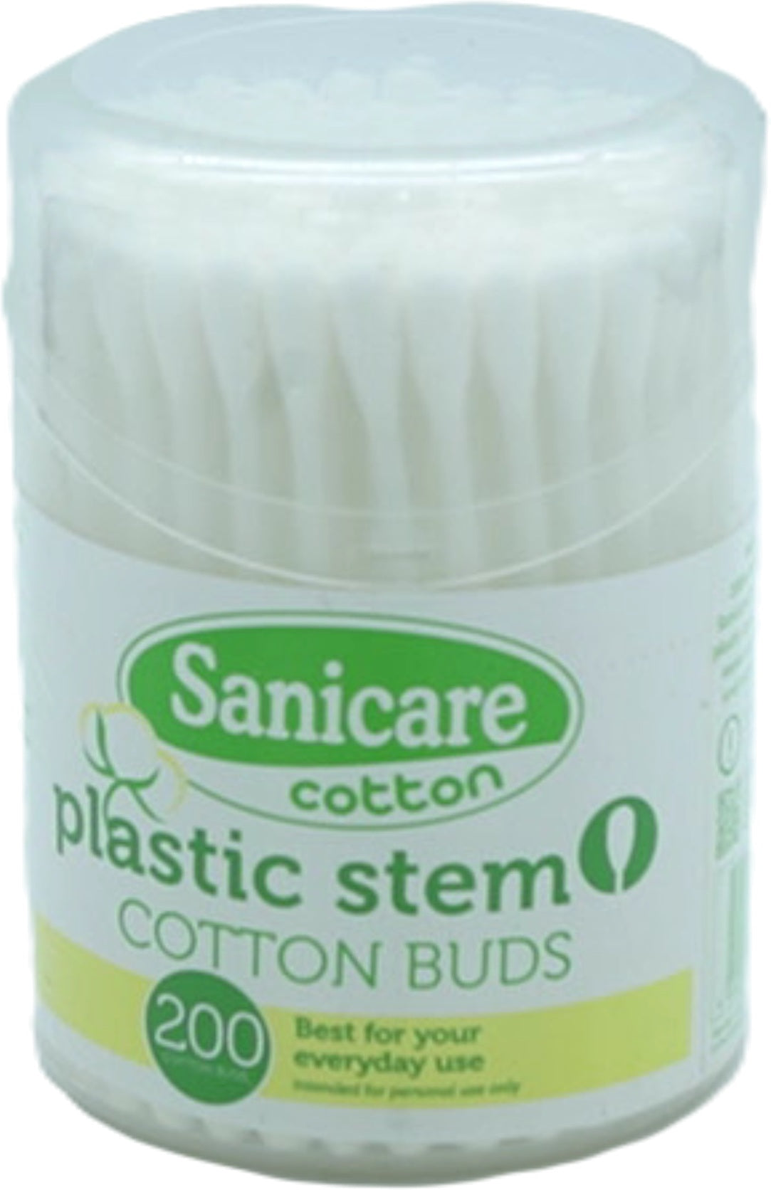 Plastic Stem Cotton Buds 200pk. Sanicare Cotton