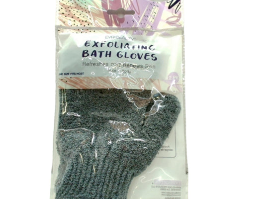 Gants de Bain Exfoliants lot de 2. Evribeauty
