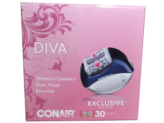 Women's Compact Dual Head Epilator Diva Conair