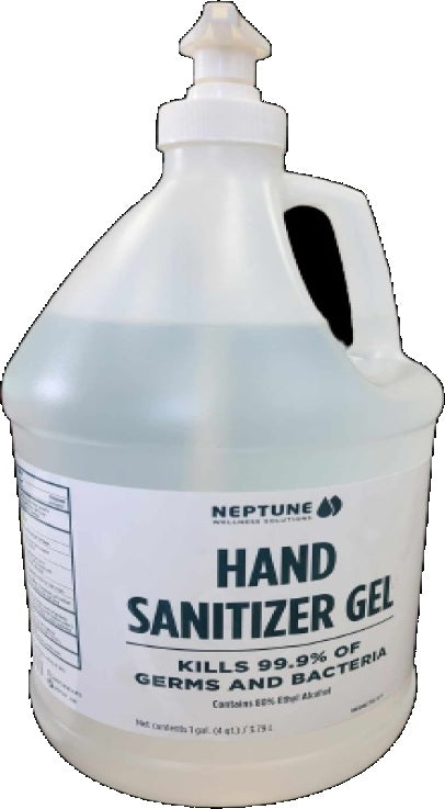 Hand Sanitizer Gel 3.79L 80% Alcohol Neptune Wellness Solutions