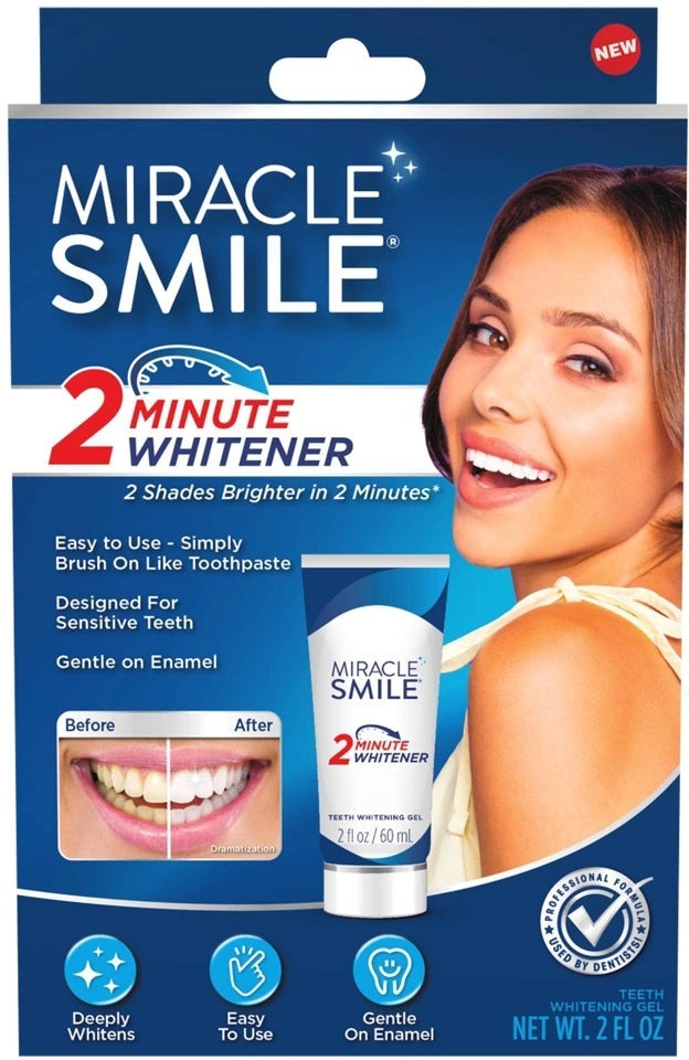 Miracle Smile 2 Minute Whitener 60mL (ENDCAP)(Or 2/$12.99)
