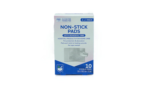 Non-Stick Pads w/Adhesive Tabs 2" x 3" 10pk. Rite Aid