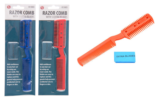Razor Comb w/Replacement Blades