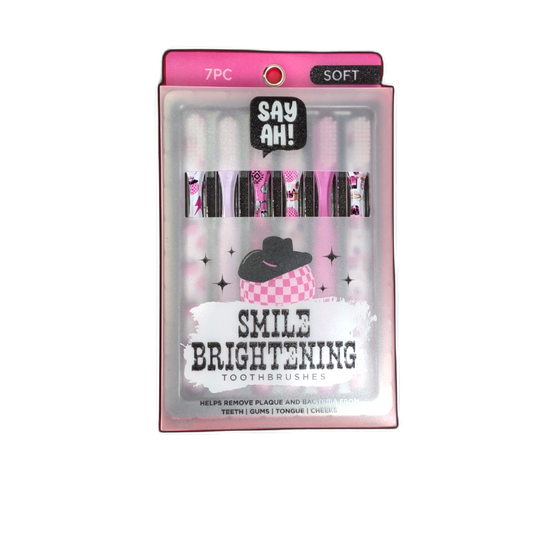 Smile Brightening Toothbrushes 7pk. Soft Say Ah!