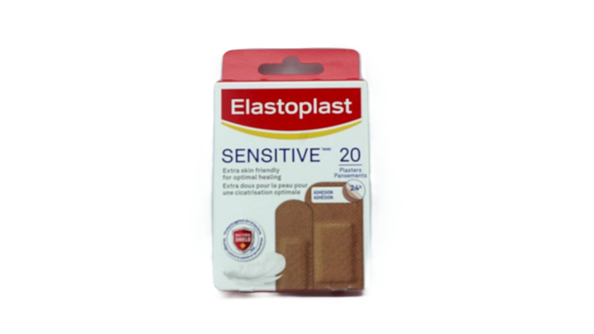 Sensitive Bandages 20pk. Extra Skin Friendly Elastoplast