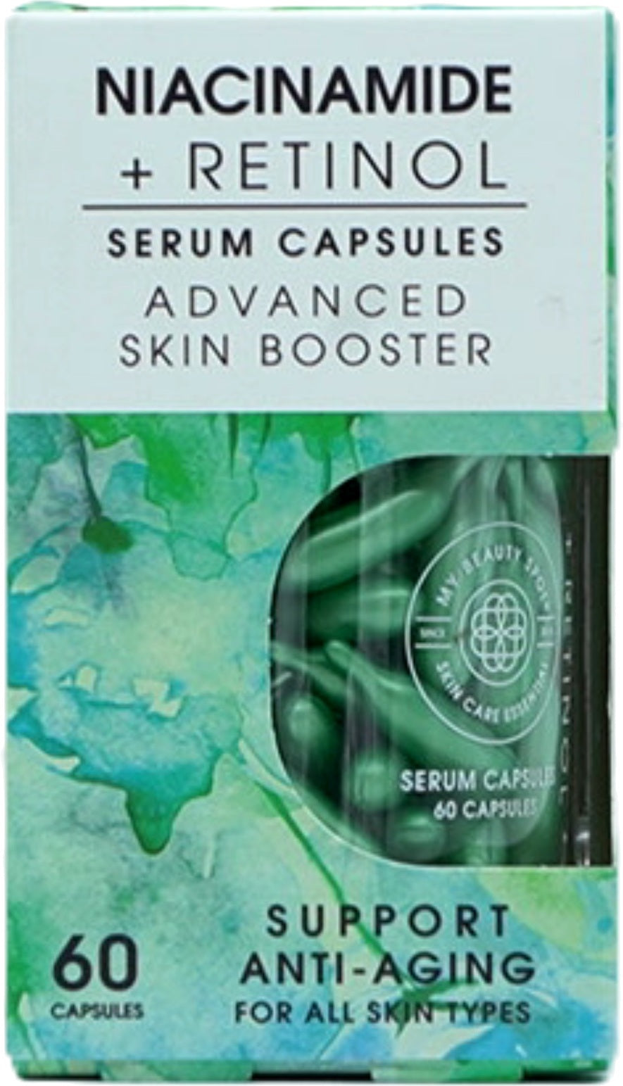 Niacinamide + Retinol Serum Capsules 60pk. My Beauty Spot