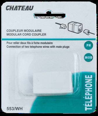 Telephone cord coupler RJ11