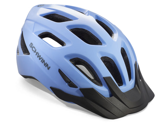 Adult Bike Helmet Light Blue Easy Adjust Schwinn - Additional View