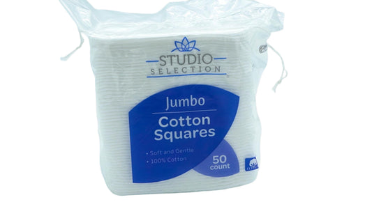 Jumbo Cotton Squares 50pk. Studio Selection