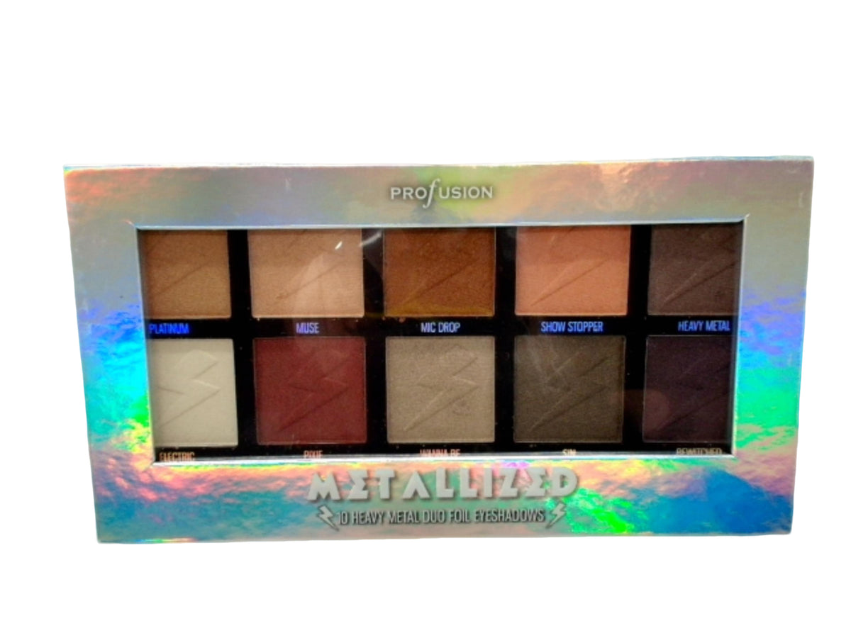 Make Up Kit Metallized Profusion 10 Eyeshadows