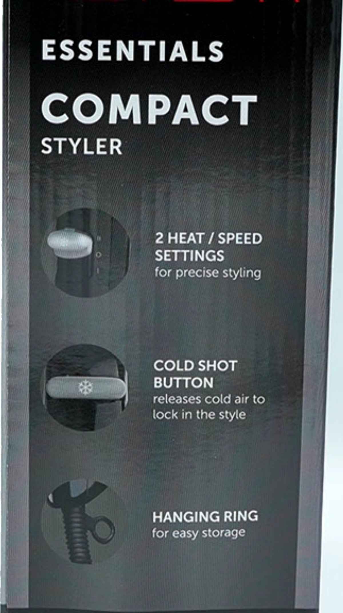 Essentials Compact Styler Hair Dryer 2 Heat/Speed Settings 1875W Revlon - Additional View
