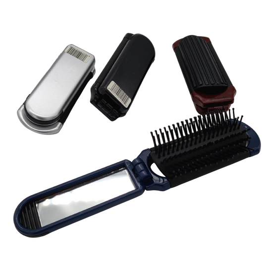 Fold Away Brush Assorted Colours Denco
