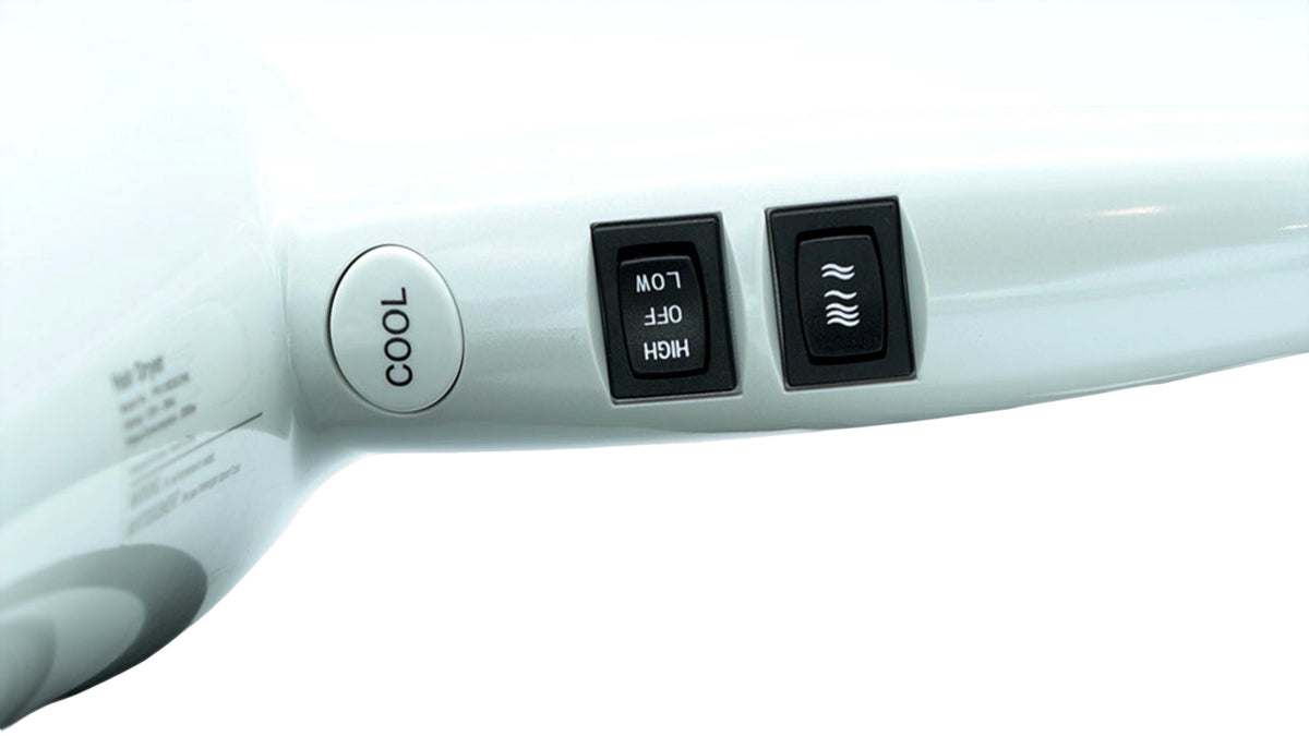 Hair Dryer High Performance Pro White Pro Sessions Fixx - Additional View