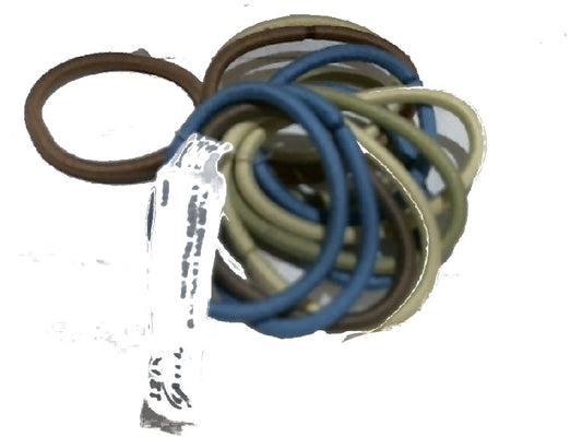 Hair Elastics No Metal 4mm 12pk. Goody Assorted Colours