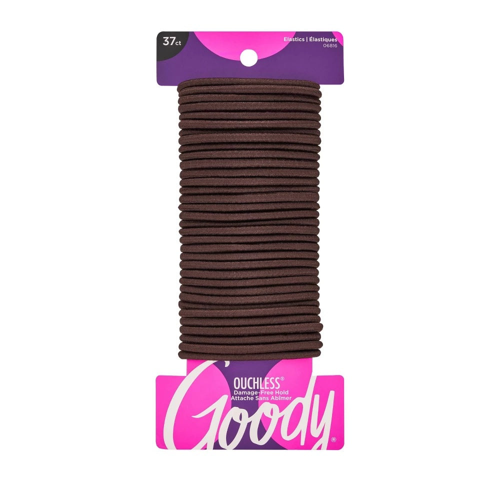Hair Elastics 37pk. Brown Ouchless Goody