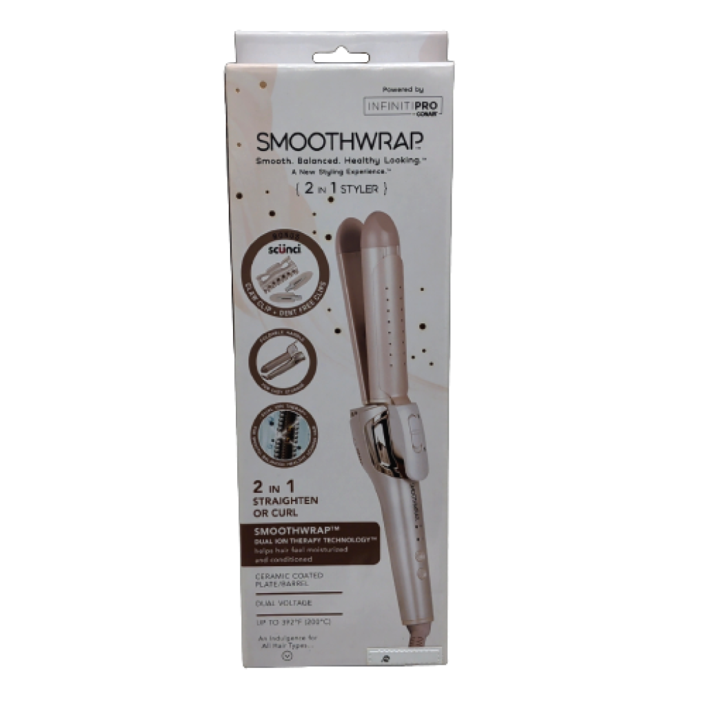 Lisseur/fer à boucler 2 en 1 Smoothwrap Infiniti Pro