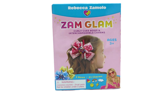 Zam Glam Curly Cues Bows & Interchangeable Charms Kit Rebecca Zamolo