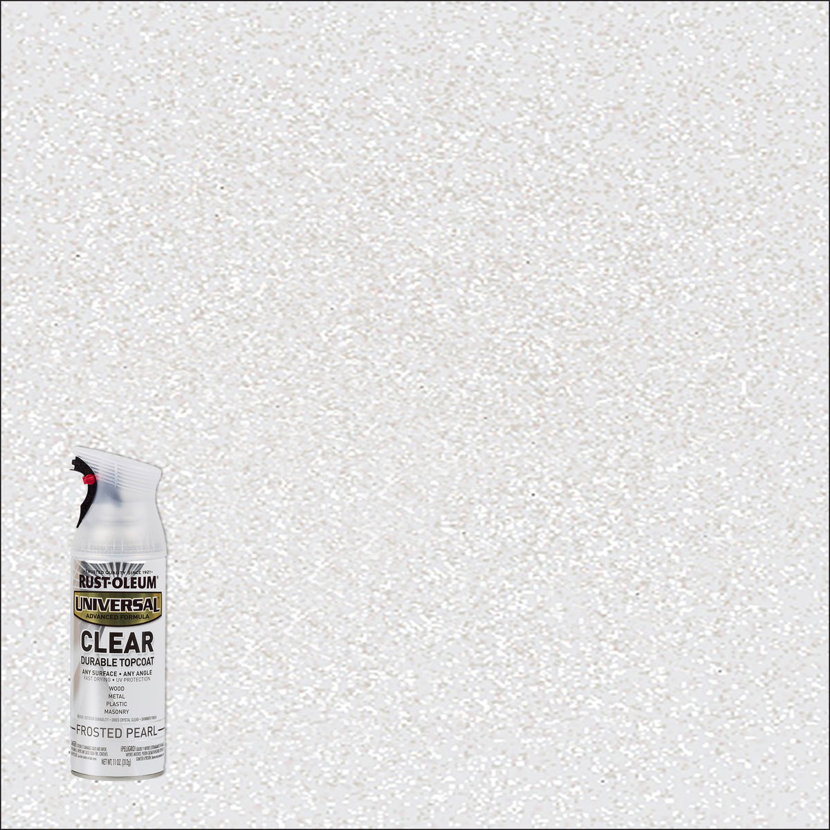 Rust-oleum Spray Paint Frosted Pearl Clear Durable Topcoat 312g. - Additional View