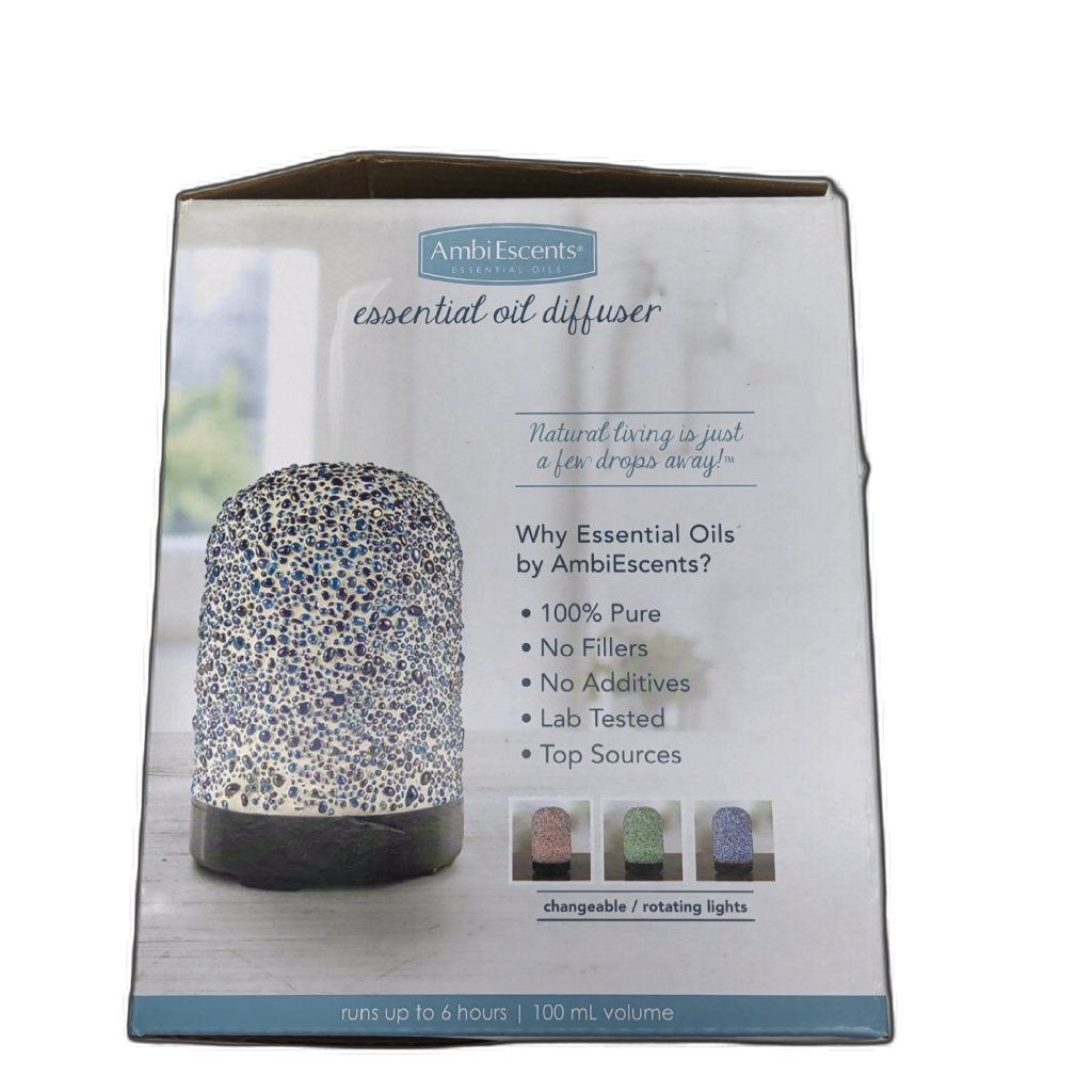Essential Oil Diffuser 100mL Blue Bubble Ambi Escents