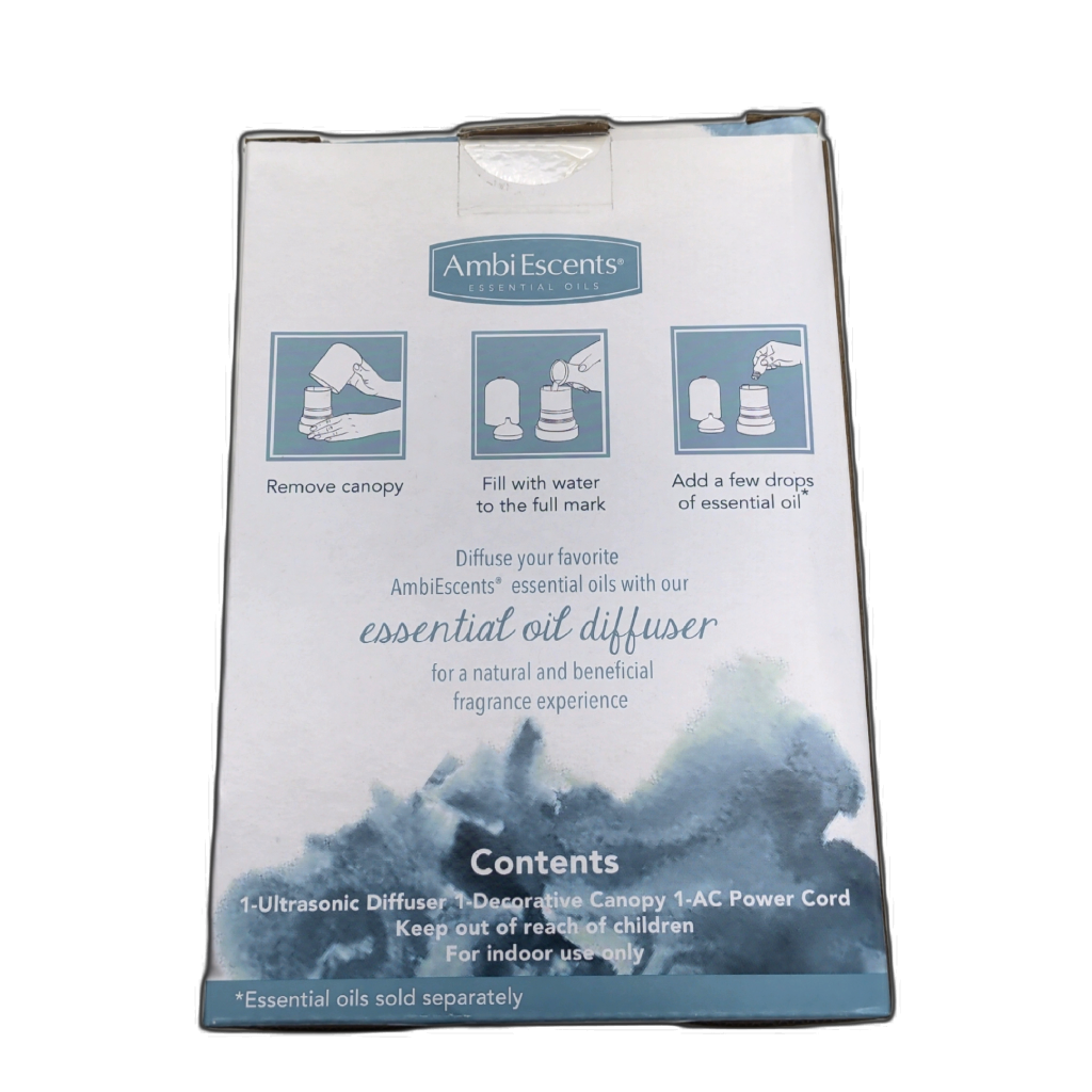 Essential Oil Diffuser 100mL Blue Bubble Ambi Escents