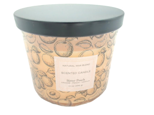 Jar Candle 14oz. Bitter Peach Natural Wax Blend