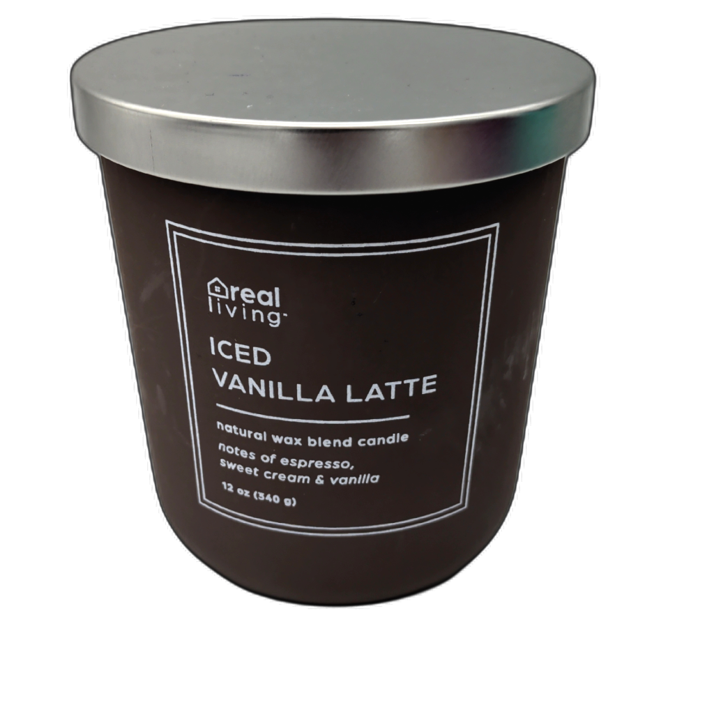 Bougie en pot 340g. Iced Vanilla Latte Real Living