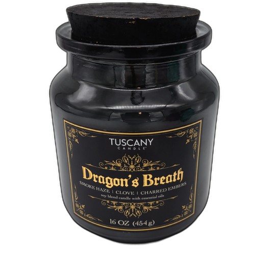 Jar Candle 16oz. Dragon's Breath Tuscany Candle