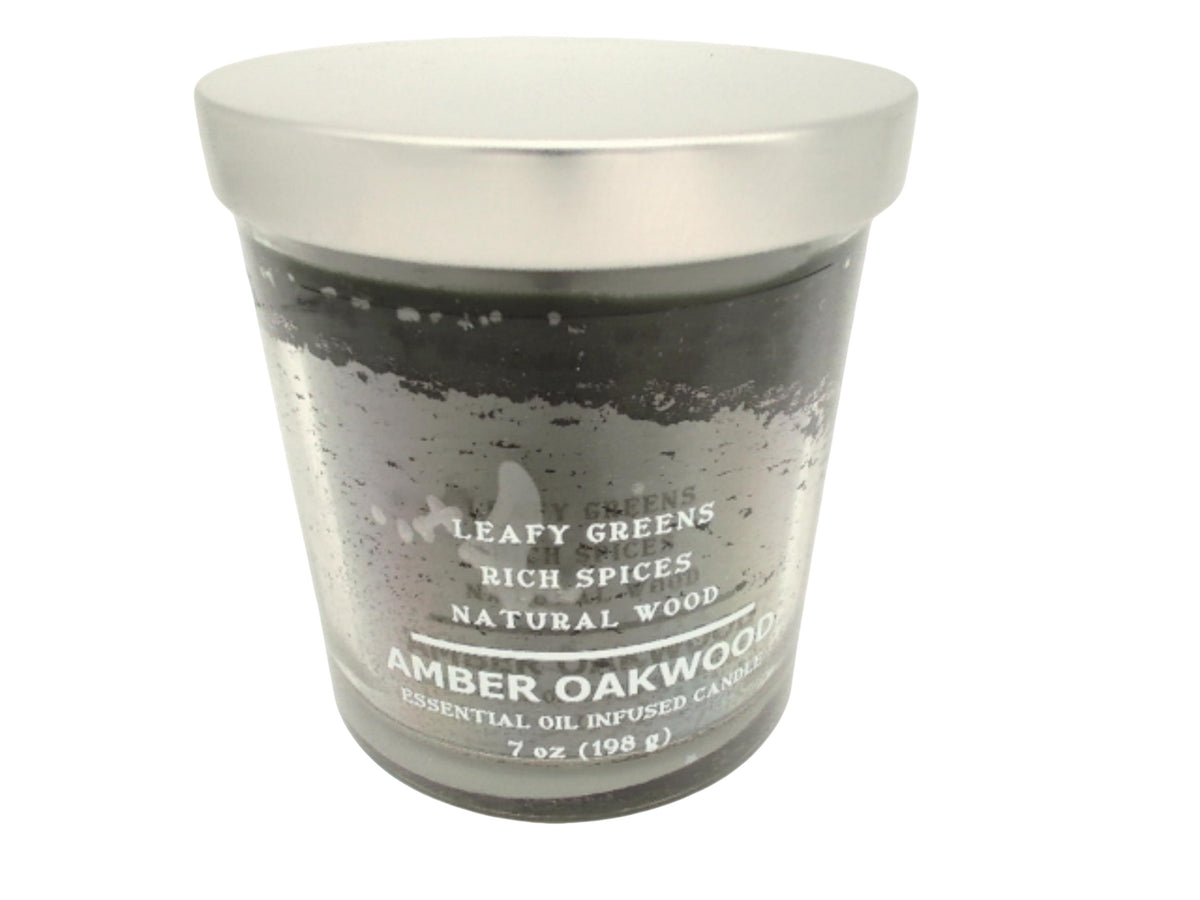 Jar Candle 7oz. Amber Oakwood