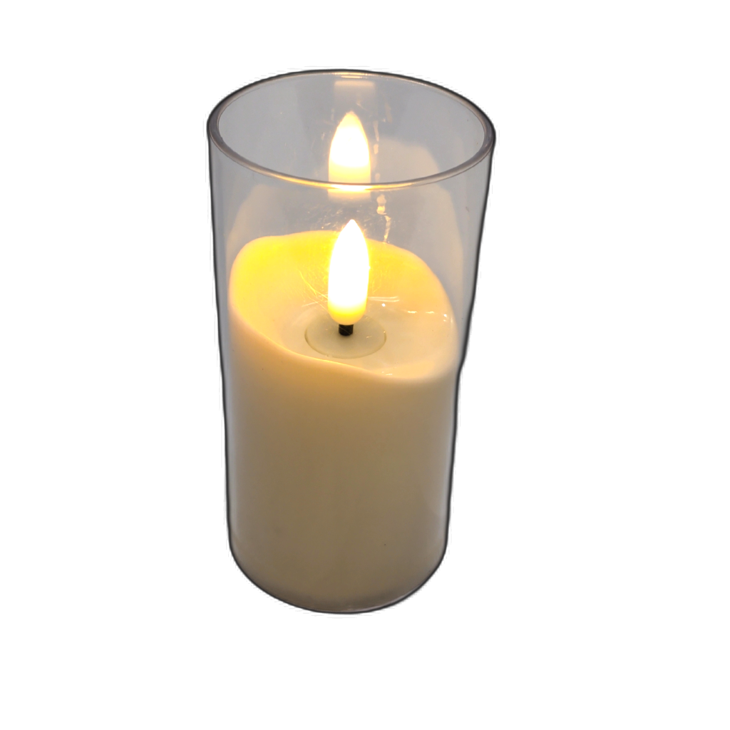 LED Candle 2" x 4" Round