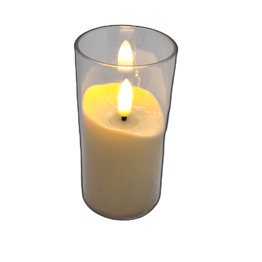 LED Candle 2" x 4" Round
