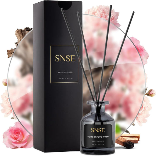 Reed Diffuser SNSE Sandalwood Rose 100mL Oil w/8 Reeds