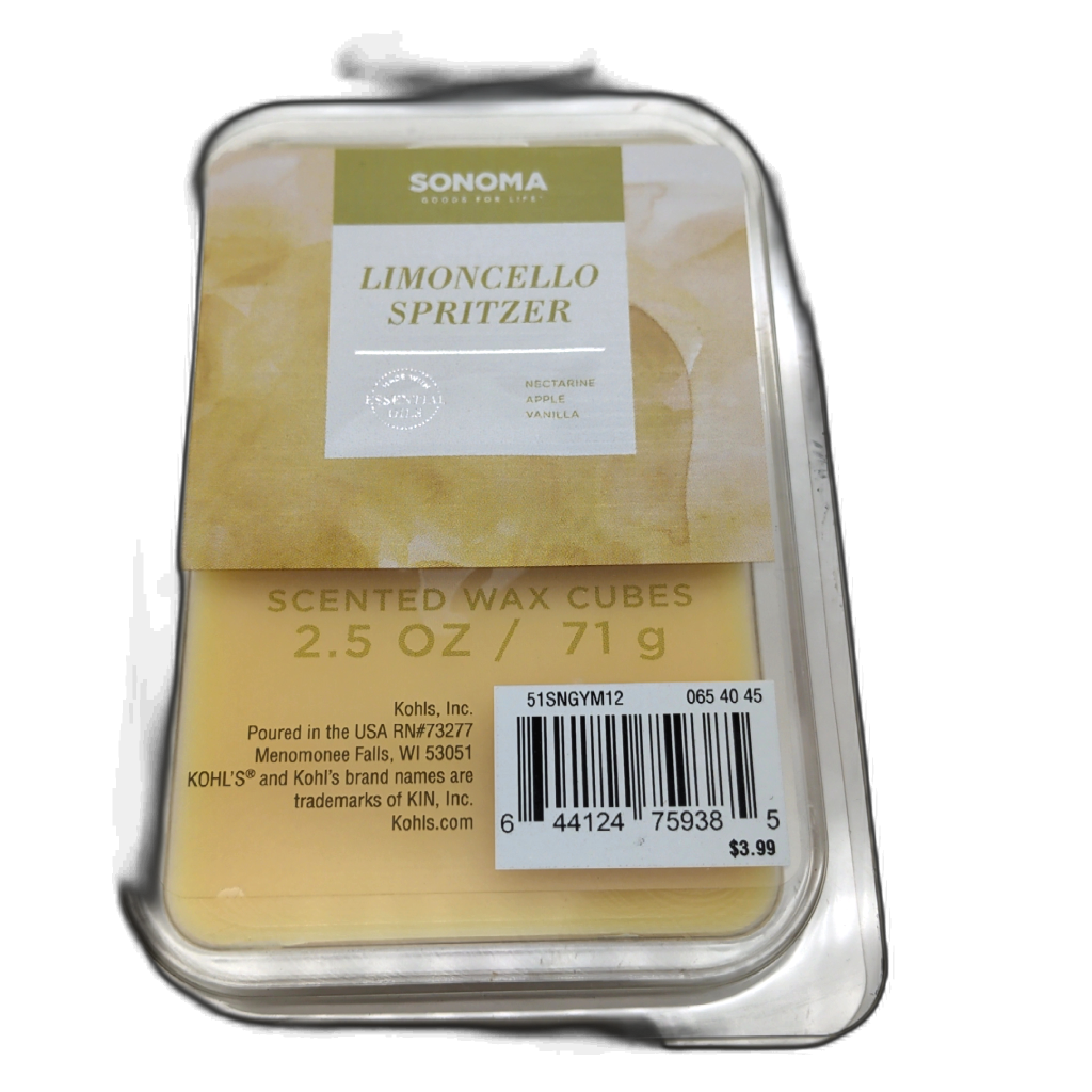 Wax Melts 2.5oz. Limoncello Spritzer Sonoma