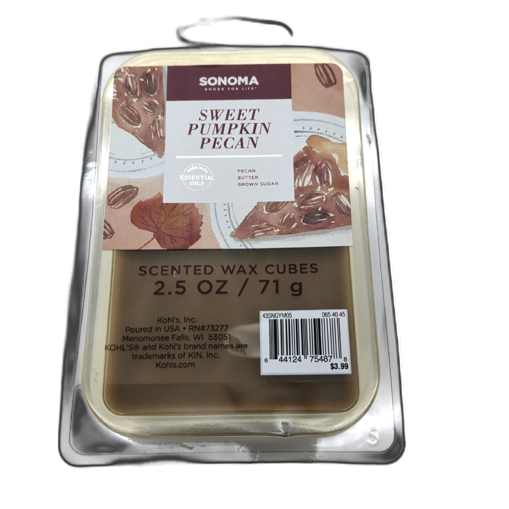 Fondants parfumés 70g. Citrouille Noix de Pécan Sonoma