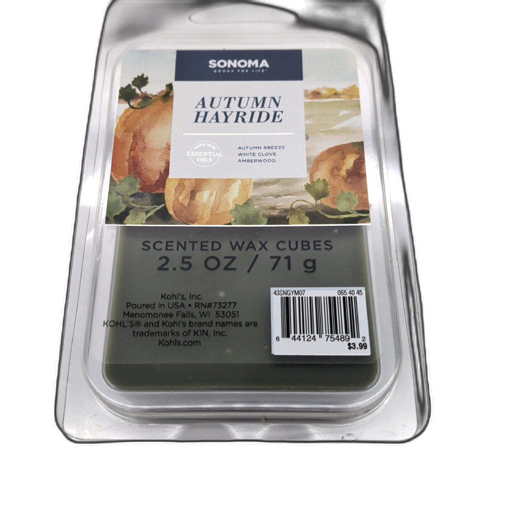 Galets de cire fondue 70g. Promenade en chariot d'automne Sonoma