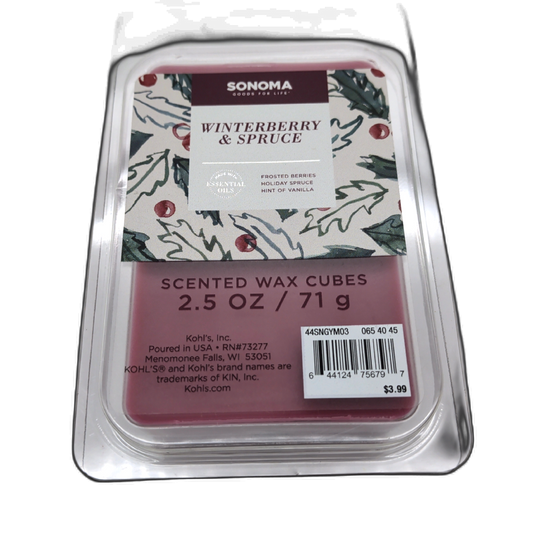 Wax Melts 2.5oz. Winterberry & Spruce Sonoma