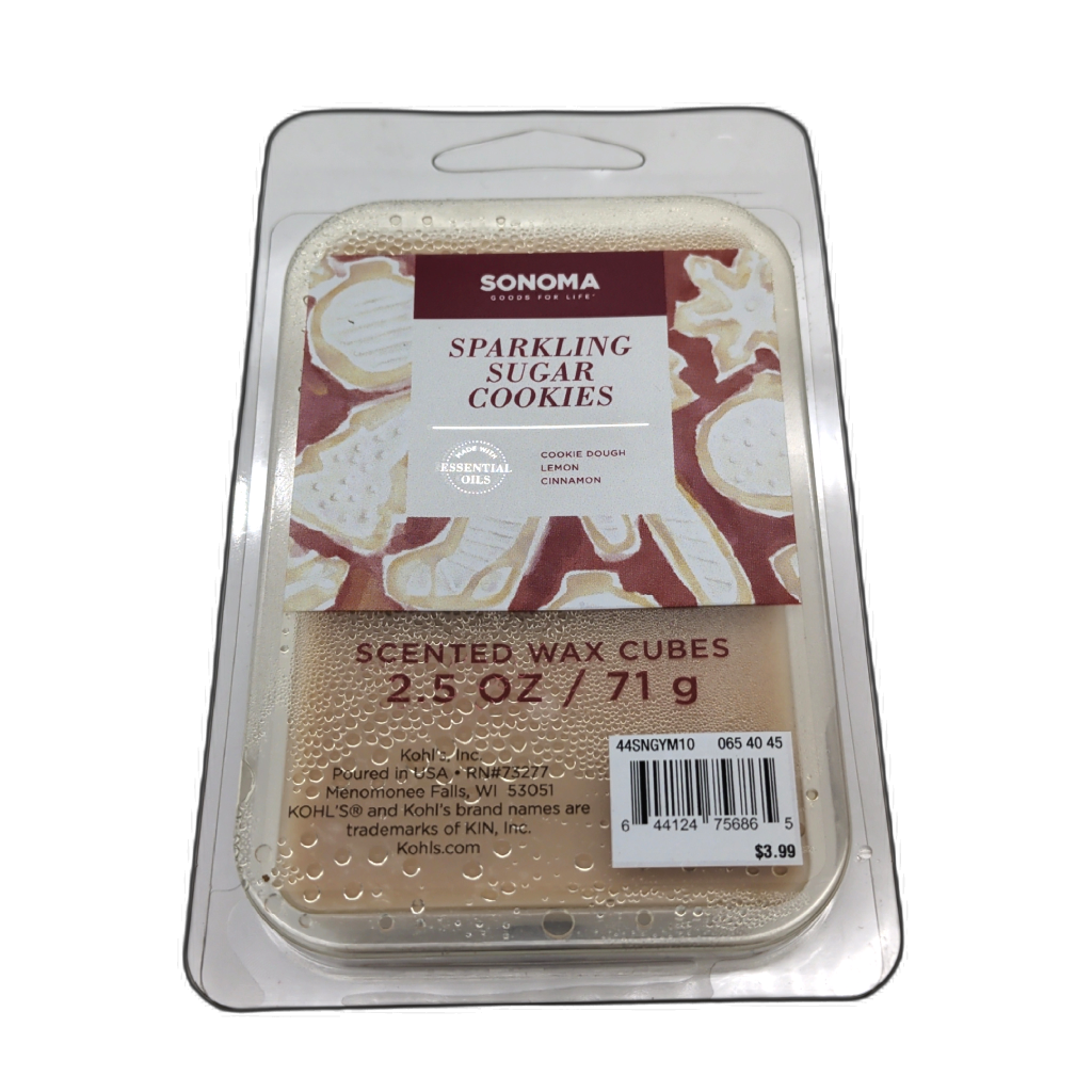 Fondants de cire 70g. Biscuits Scintillants au Sucre Sonoma