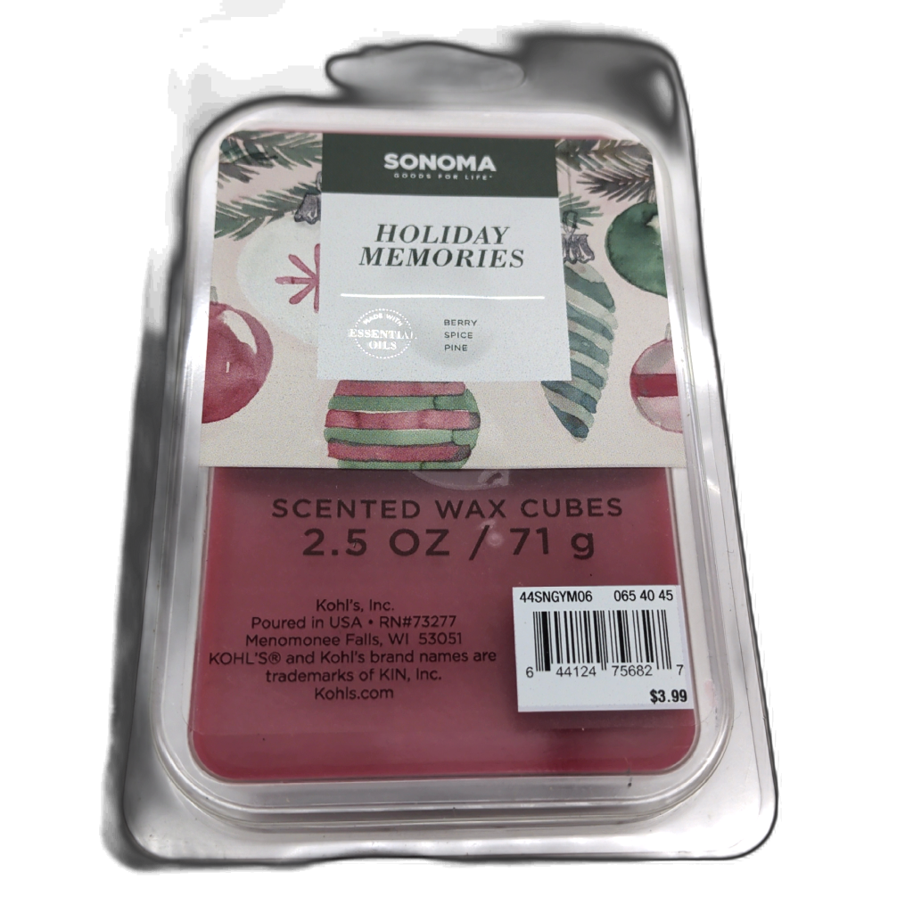Cire Fondante 70g. Souvenirs de Fêtes Sonoma