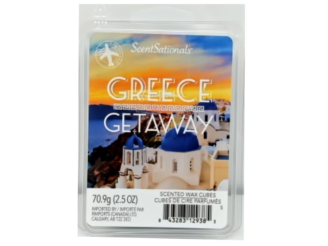 Cire parfumée 70 g. Sensationnel voyage en Grèce